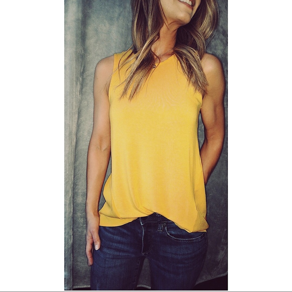 Banana Republic Factory Yellow Tank - XS